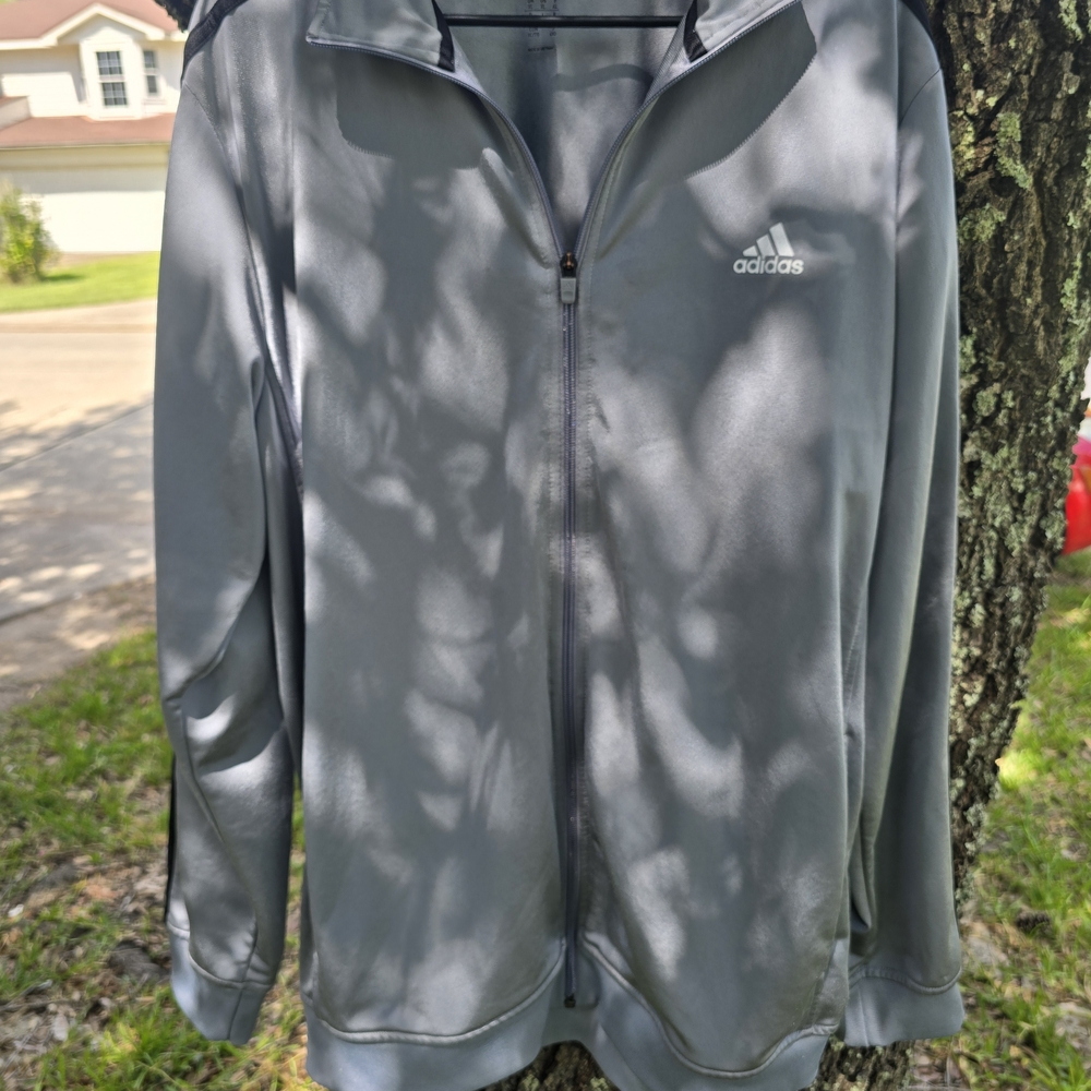 Adidas Gray Athletic Top